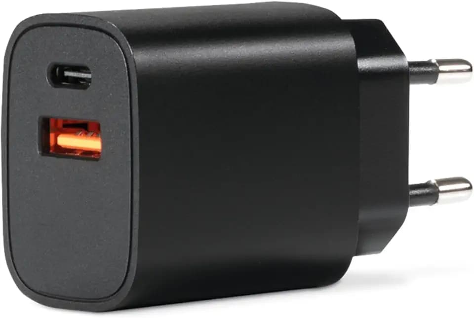 TechniSat USB-C Netzteil - 2 Port Schnellladegerät, Schwarz