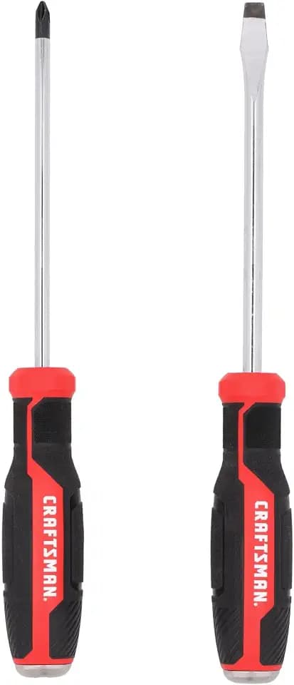 CRAFTSMAN Demolition Screwdriver Set 2 PC Heavy Duty, Demolition Grade, Comfort Grip (CMHT65089)
