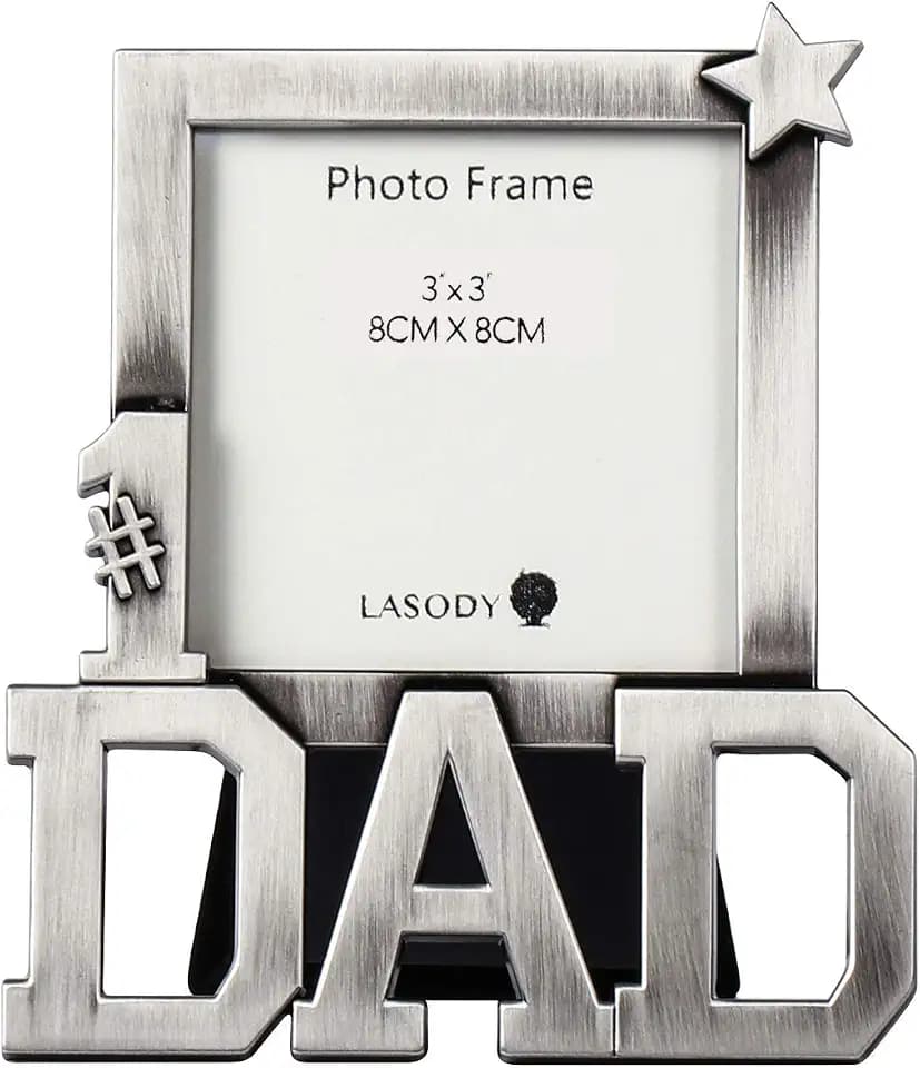 Dad Picture Frame - Dad Gifts From Daughter, Birthday Gift 3x3 inch