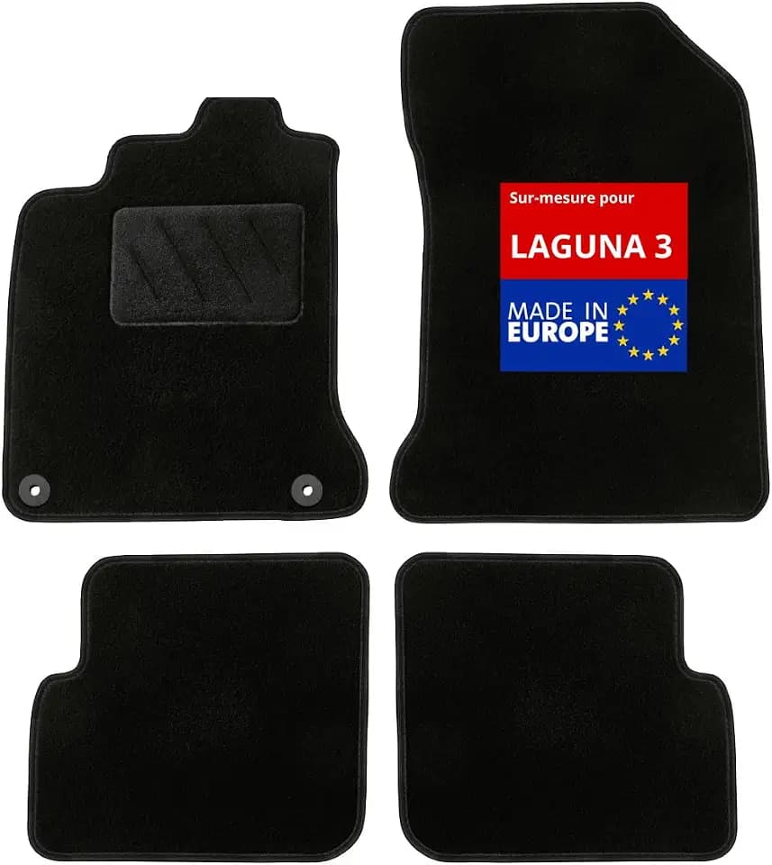 DBS 1766281 Auto-Messgerät für Auto, 4 Stück, Teppichböden, Schwarz, 600 g/m2, One 1766281