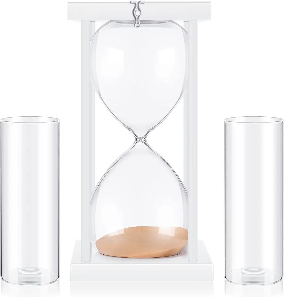 Copkim 3 Pcs Hourglass Sand Timer Set 60 Minutes Unity Ceremony Wedding