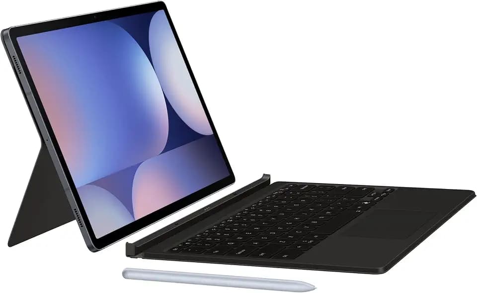 Samsung S10 Ultra Book Tablet Cover mit AI-Tastatur schwarz