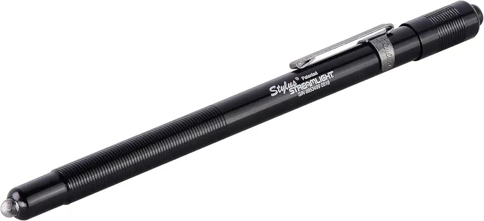 Streamlight 65018 Stylus 11-Lumen White LED Penlight, Black