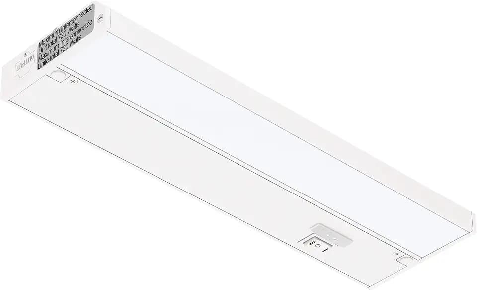 GETINLIGHT 12-Inch Linkable 3CCT LED Under Cabinet Light, Hardwired/Plug-in