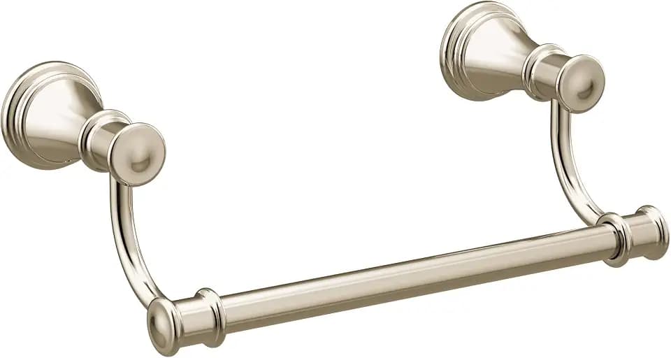 Moen YB6486NL Belfield 9-Inch Bathroom Hand Towel Bar, Polished Nickel