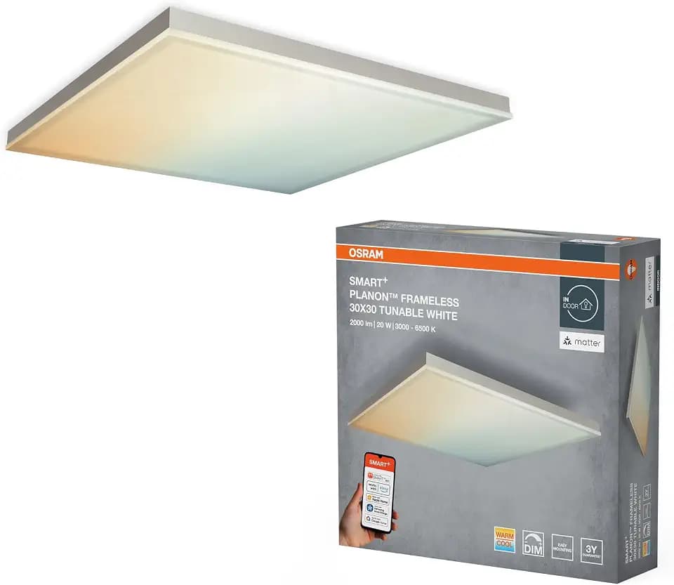 Osram SMART+ Planon Frameless LED Panel 300x300mm TW