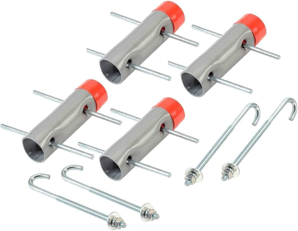 Global Industrial Cement Anchor Kit, 4 Anchors Per Kit