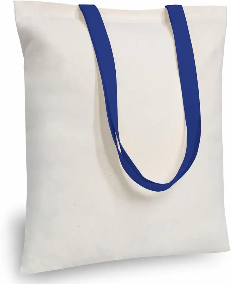 TOPDesign 12-Pack Economical 16"x15" Cotton Tote Bag, Lightweight Medium Reusable Grocery Shopping Cloth Bags, Suitable for DIY, Advertising, Promotion, Gift, Activity