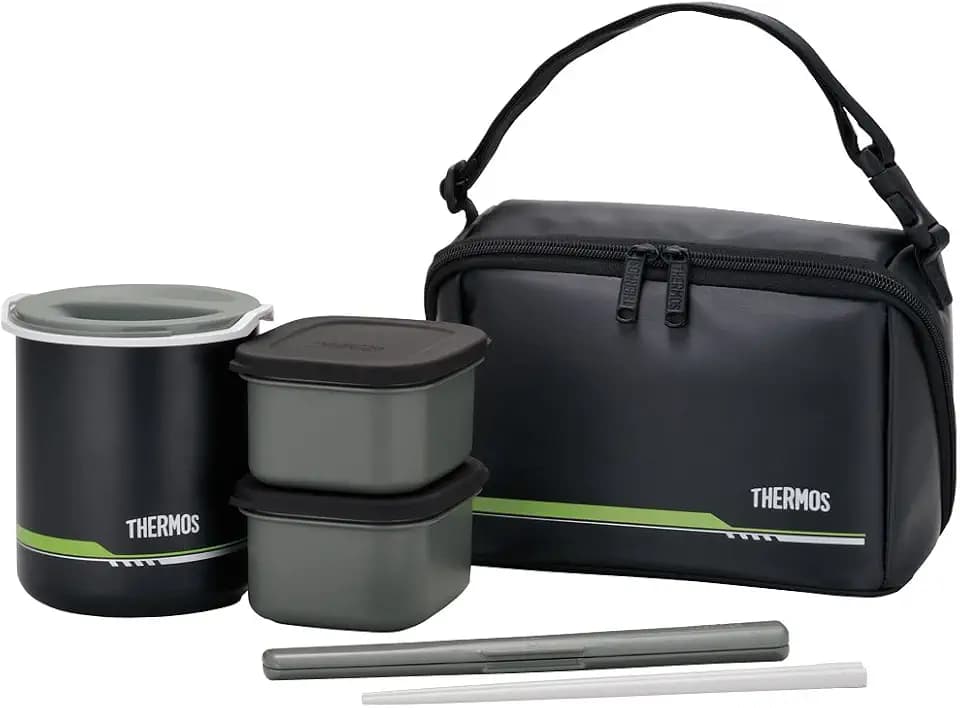 Thermos DBQ-502 MTBK Thermal Lunch Box, Approx. 0.3 fl oz (1 g), Matte Black
