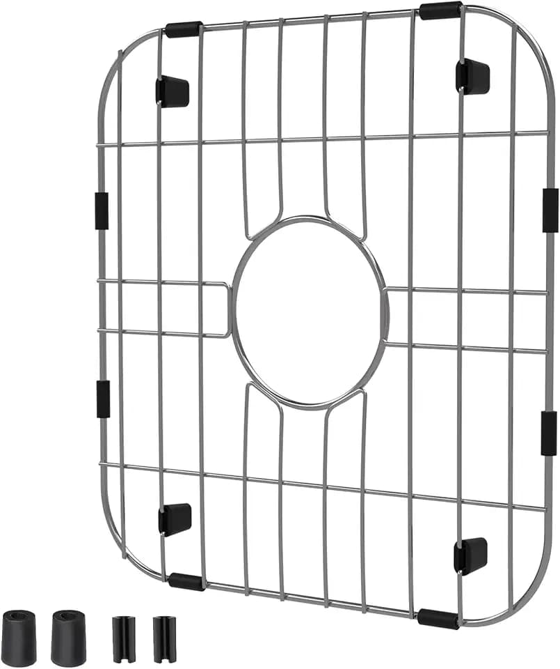 Sink Rack for Bottom of Sink 12.25"×11.5"×2Stainless Steel Protector