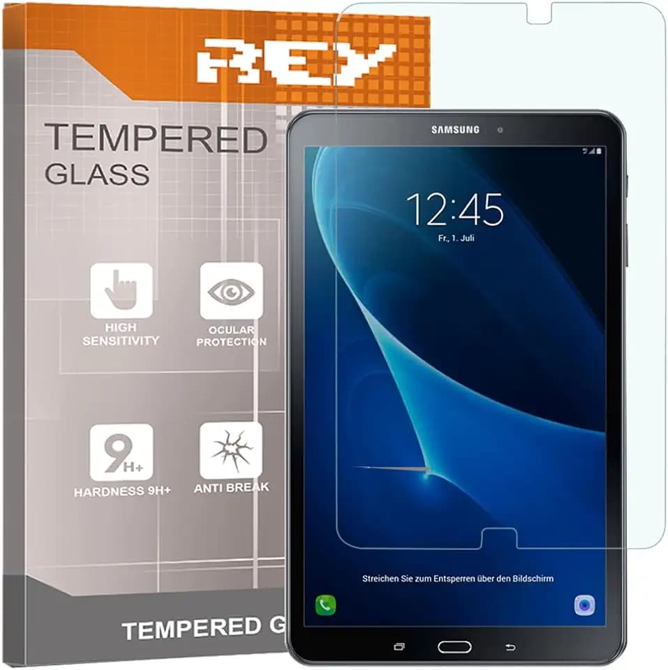 Bildschirmschutz aus gehärtetem Glas für Samsung Galaxy Tab A6 T580 2016 10.1" - TAB A T-585, Schutzfolie, Displayschutzfolie 9H+ Härte, Anti-Kratzen-Öl-Bläschen