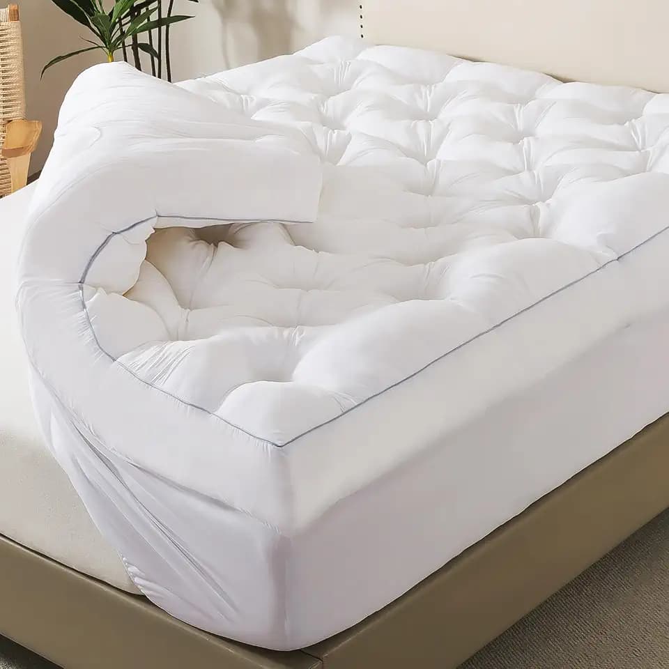 WhatsBedding 5 Inch Memory Foam Mattress Topper Full, 54x75 Inch