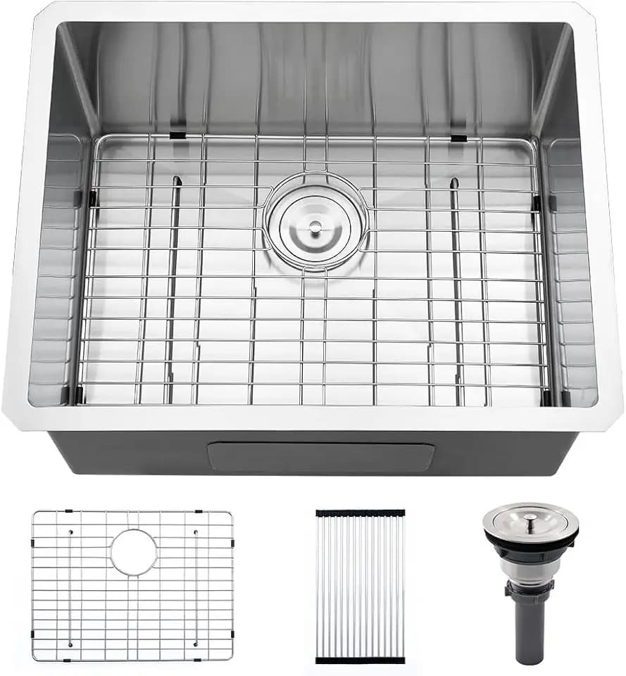 23x18 Stainless Steel Laundry Room Sink Undermount Utility Sink