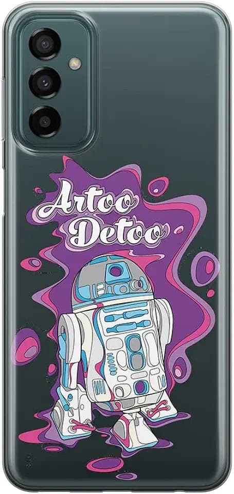 ERT GROUP Handyhülle für Samsung M13 4G/M23 5G/F23 Original und offiziell Lizenziertes Star Wars Muster R2D2 002 optimal an die Form des Handy angepasst, teilweise transparent