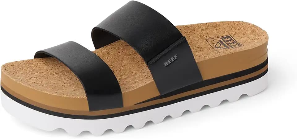 REEF Cushion Vista Hi Womens Platform Fashion Sandal, Arch Support, Ultra Soft Cushion Footbed