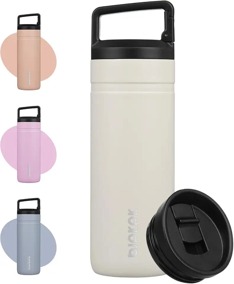 BJPKPK 20 oz Insulated Travel Water Bottle, Coffee Tumbler Stainless Steel
