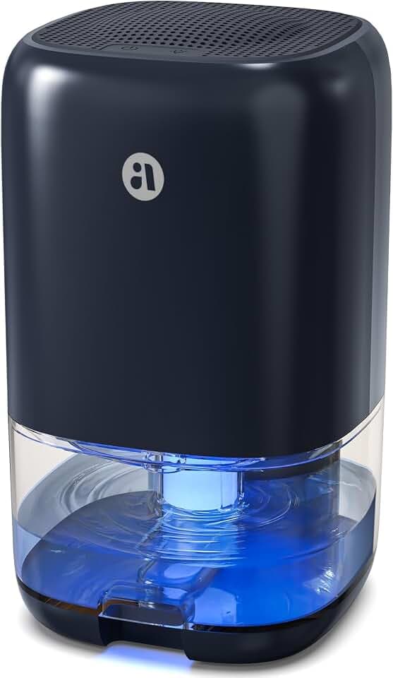 TABYIK 35 OZ Dehumidifier for Bedroom RV, Quiet with Auto Shut Off, Blue