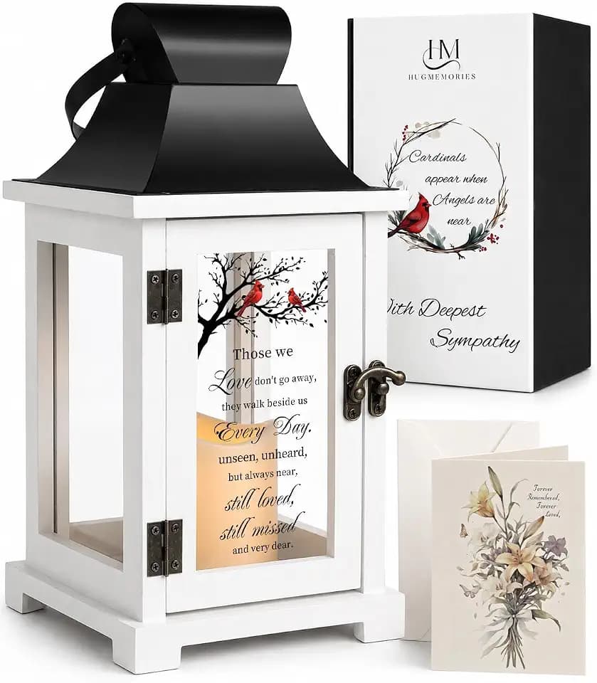 Memorial Lantern Sympathy Gift for Loss of Loved One Grief Gift