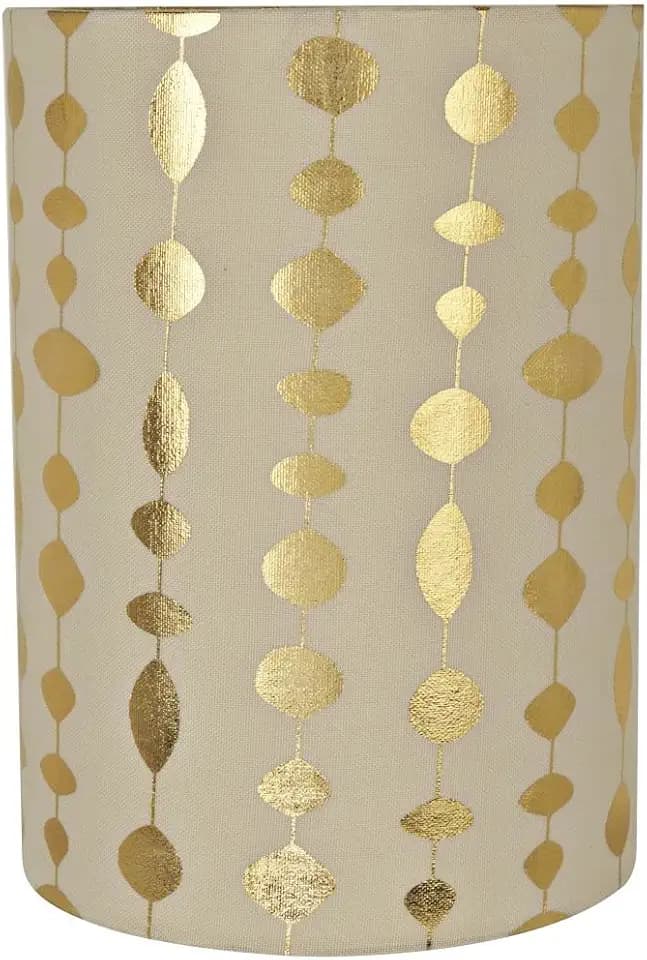 Aspen Creative 31254A Contemporary Drum (Cylinder) Shaped Spider Construction Lamp Shade in Beige 8" wide (8" x 8" x 11")