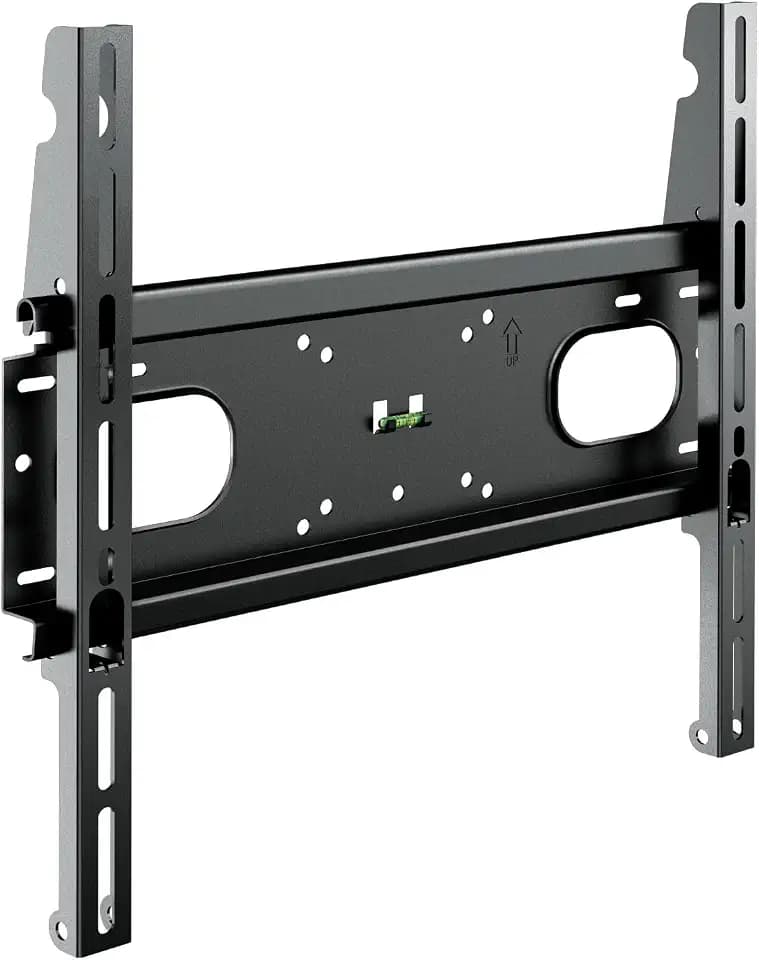 Meliconi Space System Flat 400 XL, TV-Wandhalterung für Flachbildfernseher von 32" bis 85", TV-Halterung mit VESA 200-300-400, Tragfähigkeit: 60 kg, Auch für Gipskartonwände geeignet,Schwarz