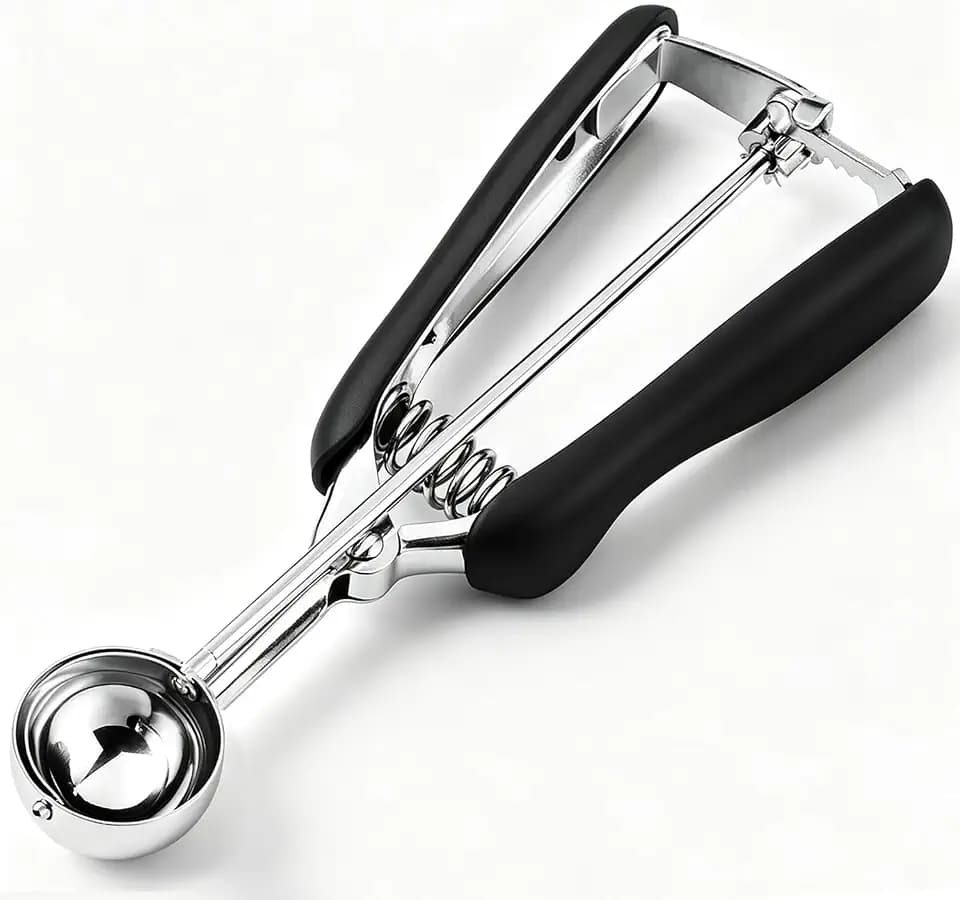 Cookie Scoop 2 Tsp, Melon Baller Scoop, Cookie Scoops for Baking, Mini Ice Cream Scoop, Good Soft Grips, Comfortable Trigger Release