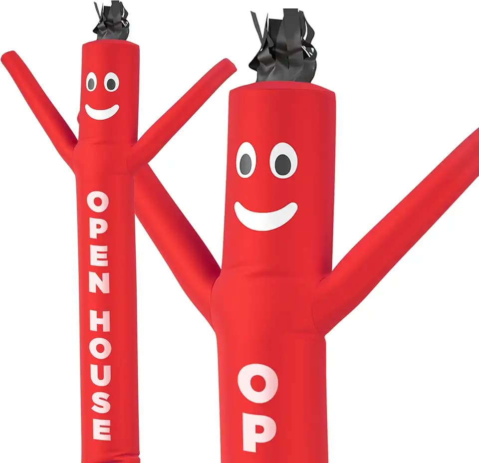 LookOurWay Air Dancers Inflatable Tube Man Attachment - Wacky Waving Inflatable Dancing Tube Guy for Business Promotion - Blower Not Included