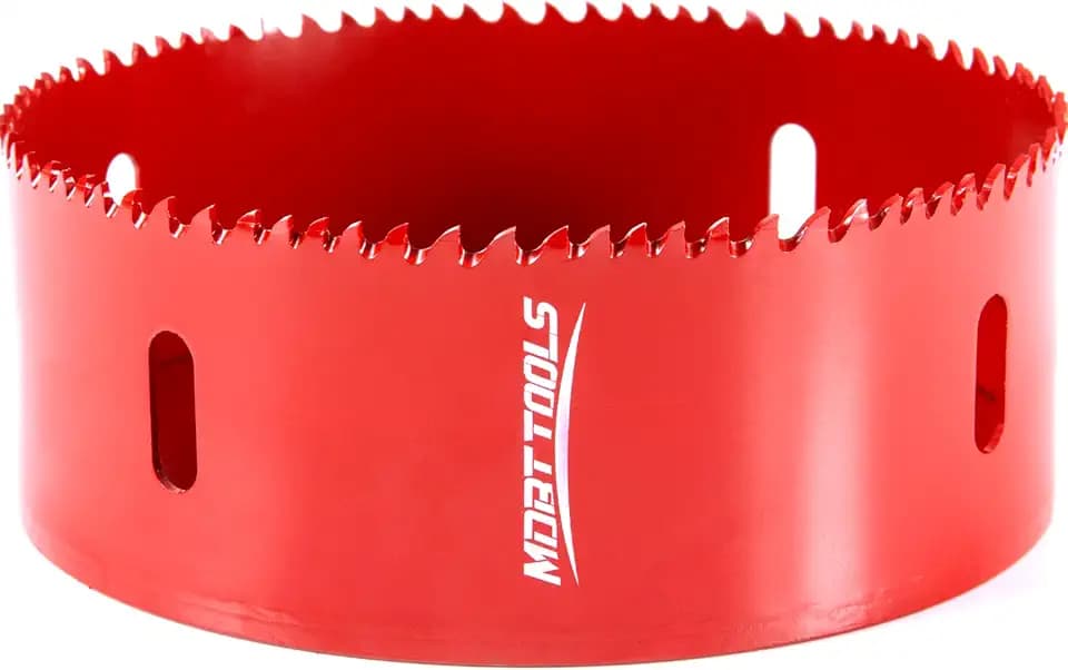 5-1/2"(140MM) Bi-Metal M42 Hole Saw with 8% Cobalt– Deep Cut 2" Depth HSS Hole Cutter for Wood, Plastic, Drywall, Metal Sheet & Hardened Stainless Steel(Without Arbor)