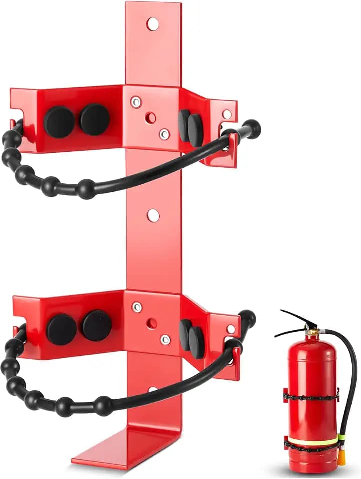 RattanView 1 Pcs Fire Extinguisher Bracket, 10 Lb, Red