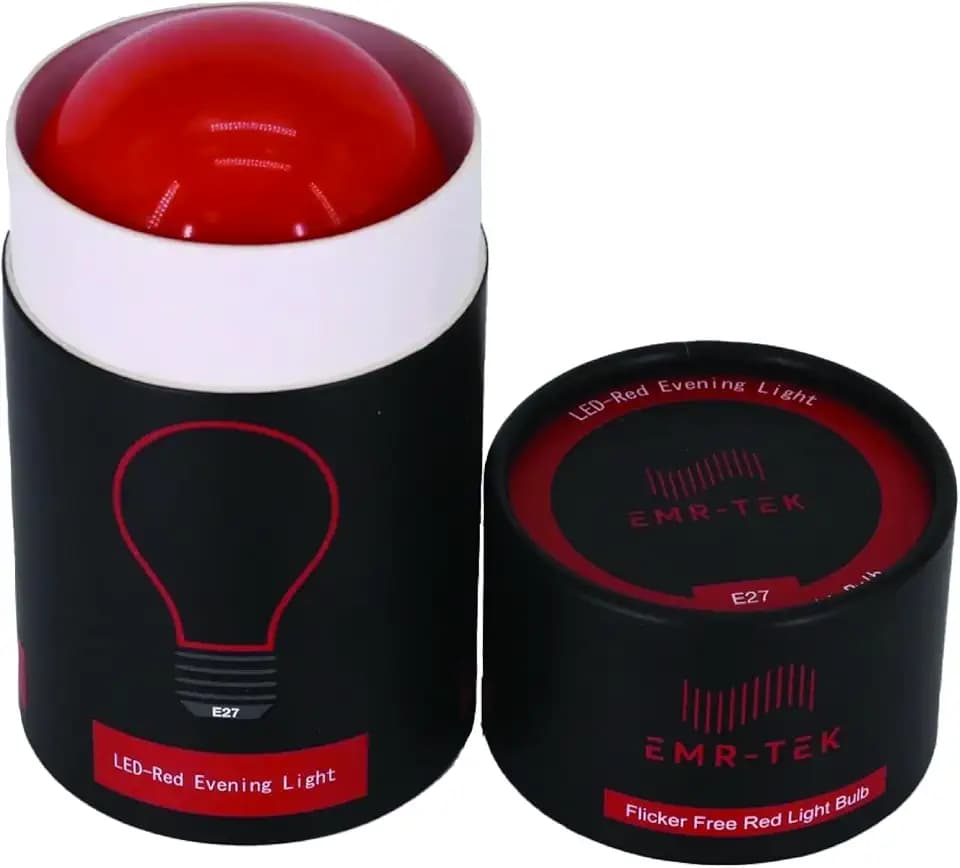 EMR-TEK Sunset Red Light Bulb to Support Better Sleep & Relaxation, 7W