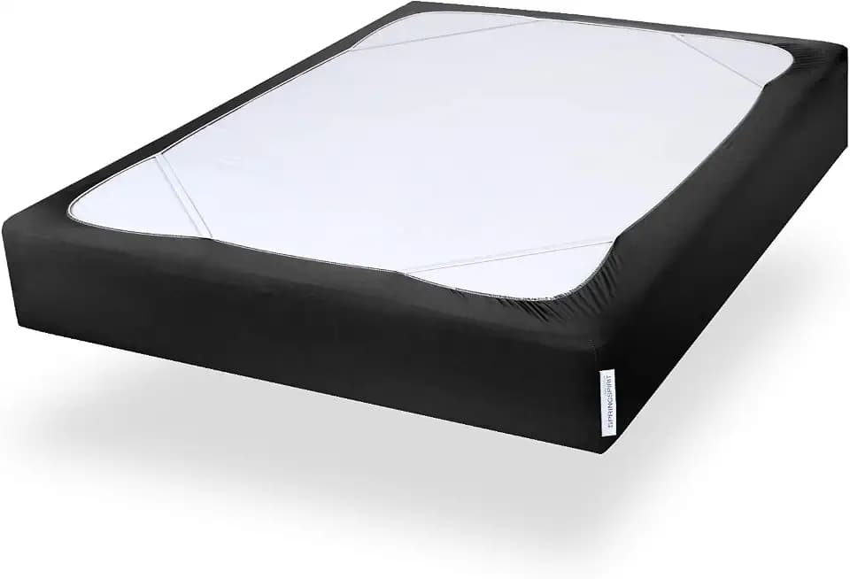 Box Spring Cover Queen Size with Smooth and Elastic Woven Material