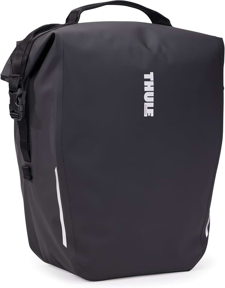 Thule Shield 22L Bike Pannier, Compatible InLock, Mounting Panel Required, Waterproof Design, Reflective Details