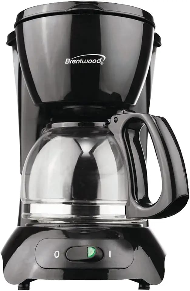 Brentwood Coffee Maker, 4-Cup, Black