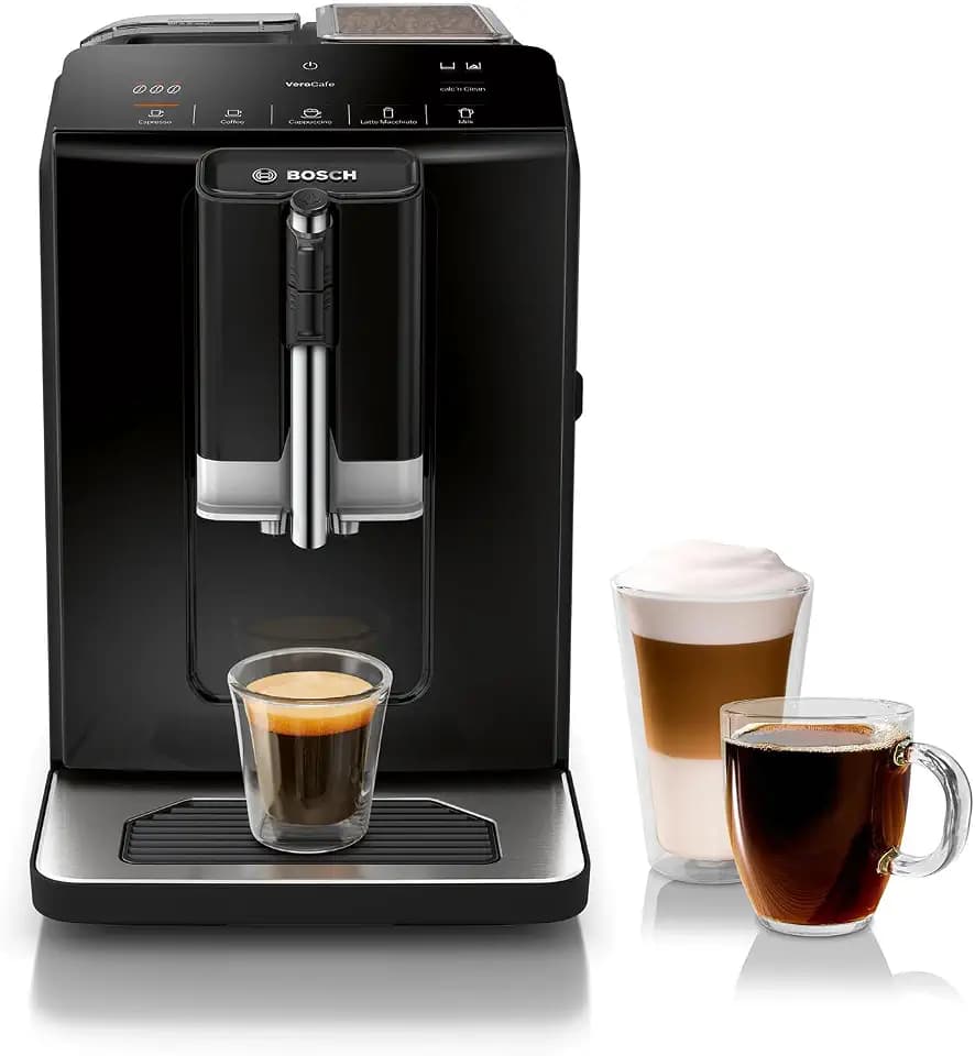 Bosch 300 Series Fully Auto Espresso Machine with Grinder and Steam Wand