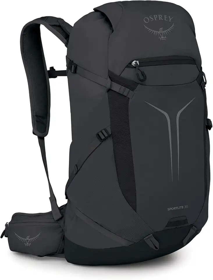 Osprey Sportlite 30L Lightweight Hiking Backpack, Black OS