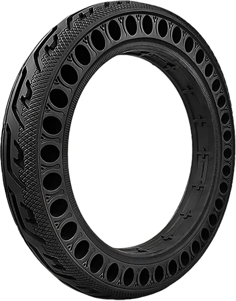 Bicycle Solid Tire 14x2.125, Rubber Airless Honeycomb Tires, 14 Inch Puncture Proof Tire for Electric Bike