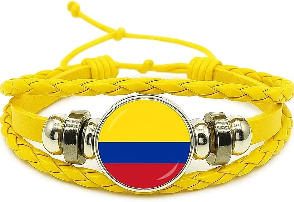 World Cup National Team Soccer Fan Bracelet – Faux Leather – Sports Fashion Jewelry