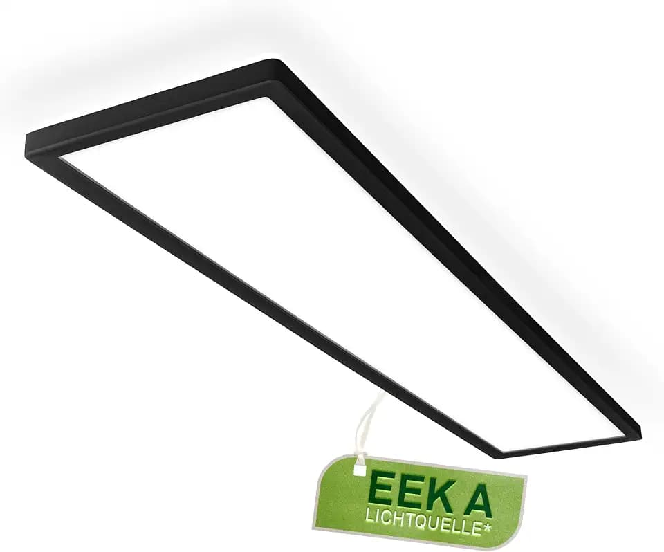 BRILONER - LED Panel mit EEK A Lichtquelle 22,5W 4800lm Schwarz 98 cm