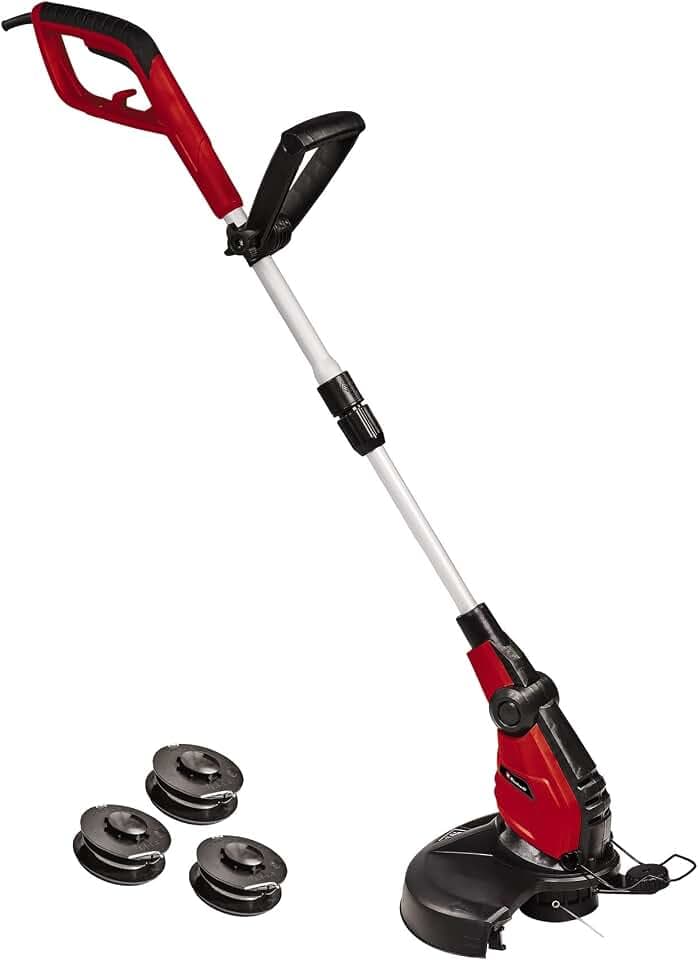 EINHELL Elektrischer Rasenmäher, verstellbar und einfach zu bedienen, Rot