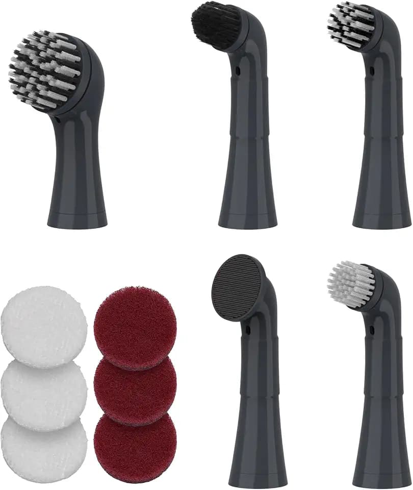 Replacement Brush Head Set Only for LifeBasis Electric Cleaning Brush