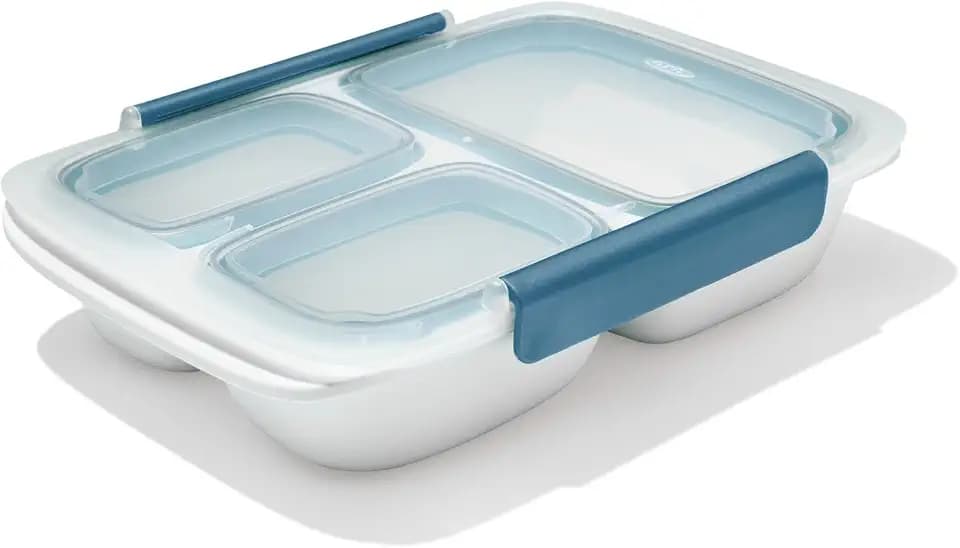 OXO Good Grips Prep & Go 4.1 Cup Divided Food Storage Container -Ocean Blue