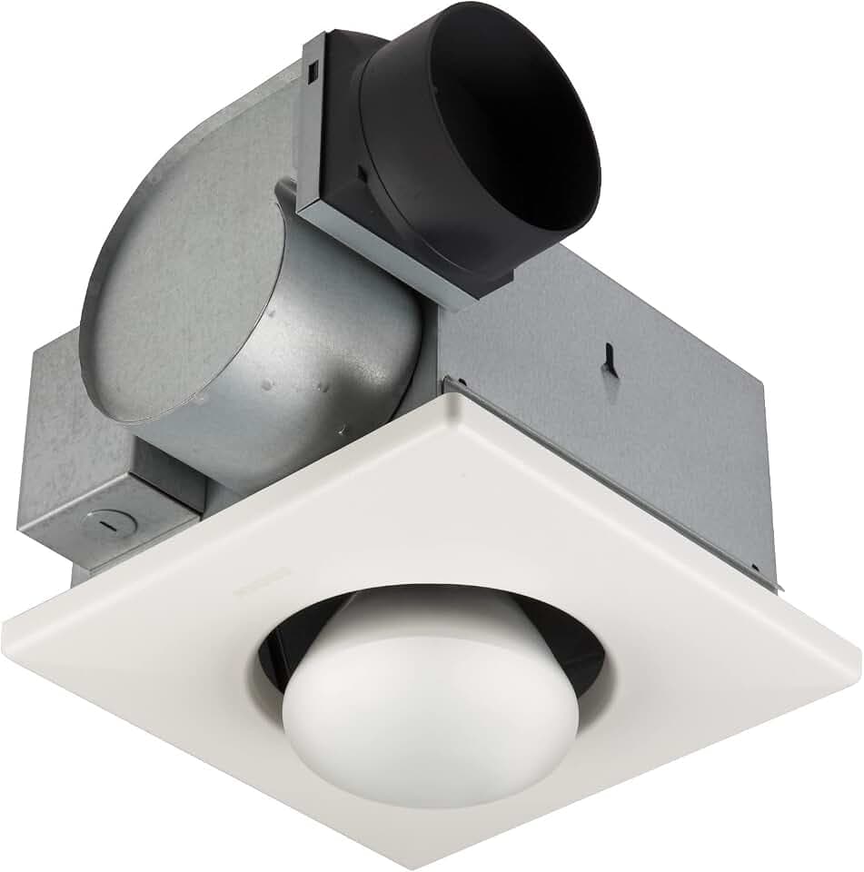 Broan® Ceiling Bathroom Exhaust Fan/Infrared Heater, 70 CFM, 250-Watt