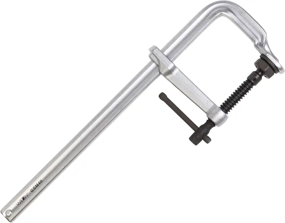 Wilton Heavy-Duty F-Clamp, 16" Opening, 4-3/4" Throat, 2660 Lbs. Clamping Force (GSM40)