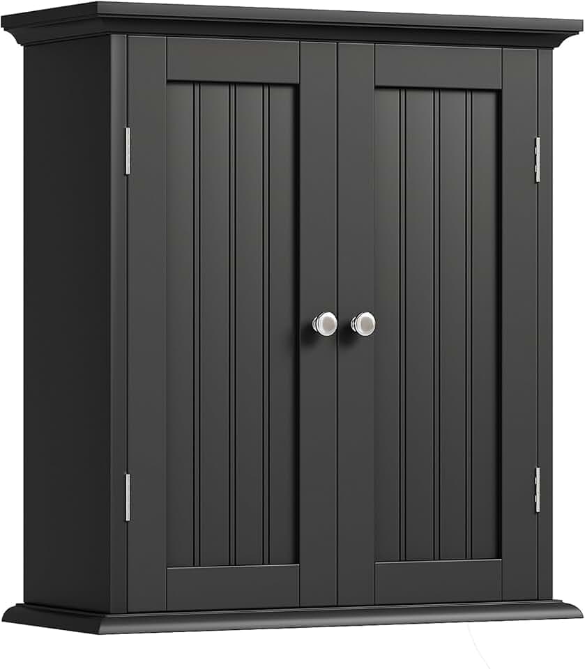 ChooChoo Bathroom Wall Cabinet with 2 Doors, Over The Toilet