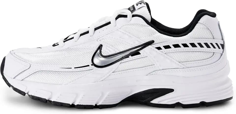 Nike Women's Initiator Shoes, White/Metallic Silver-White-Black, 10