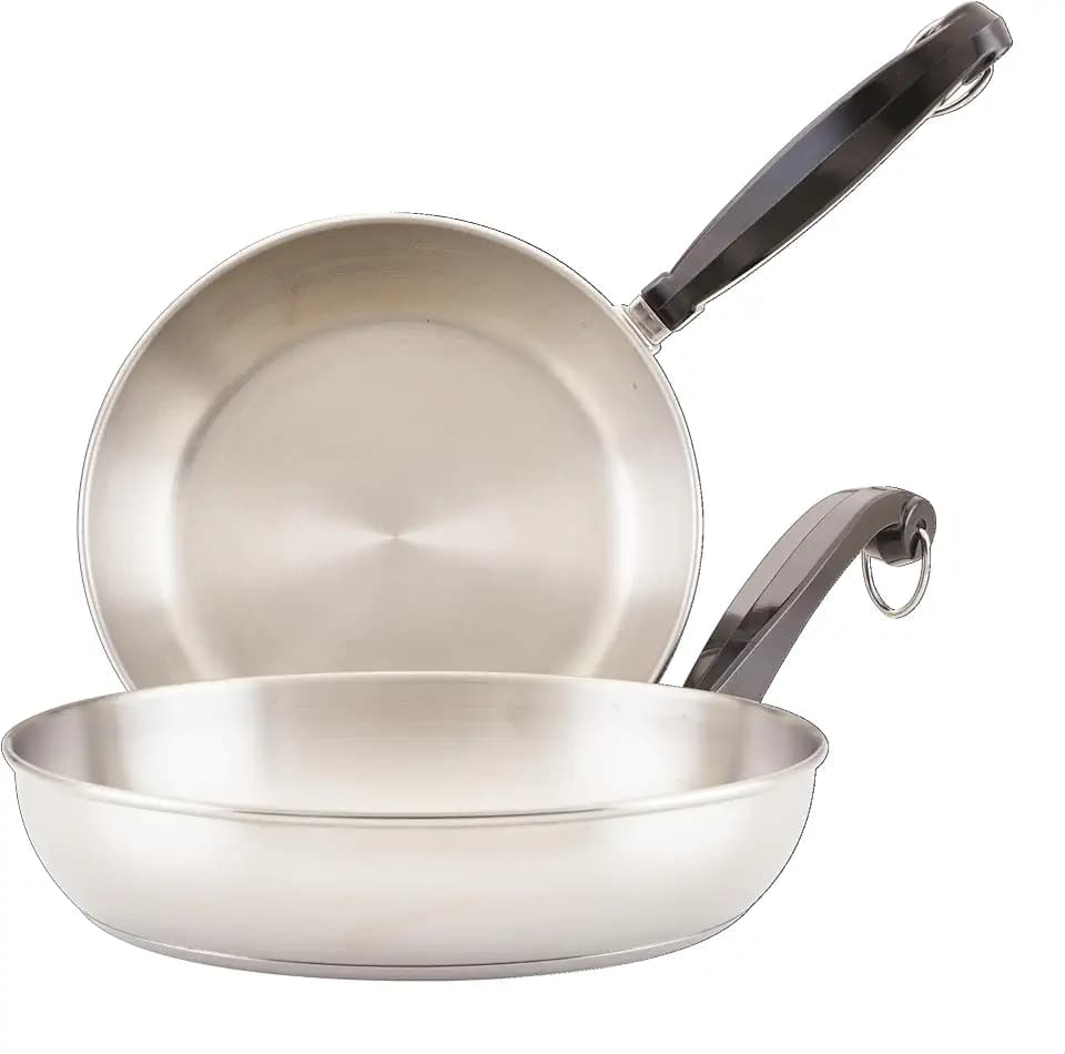 Farberware Classic Series Stainless Steel Frying Pan Set, Cookware Set