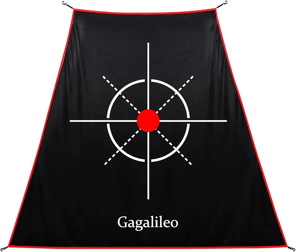 Gagalileo Golf Target Cloth with Hooks Replacement Velet Silent