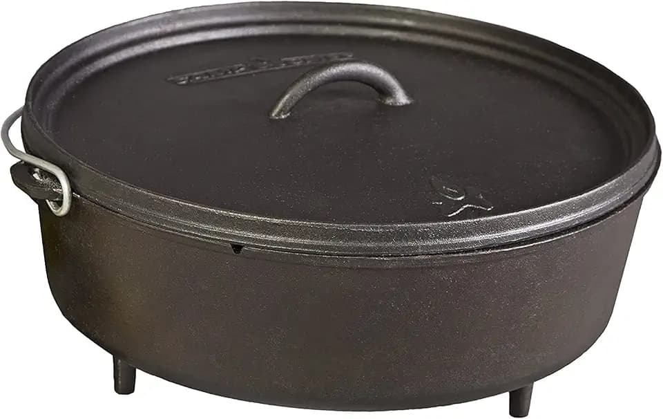 Camp Chef Classic 14 in. Cast Iron Dutch Oven, 8 qt