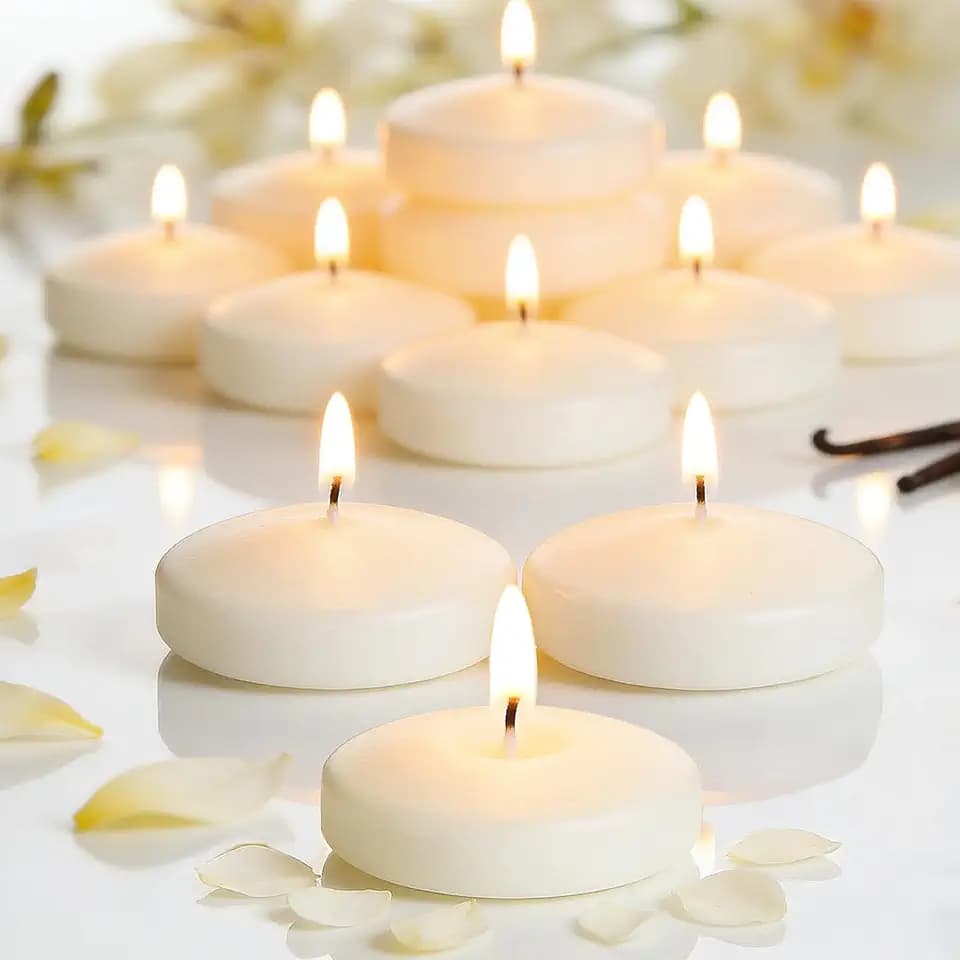 Floating Candles Scented 36 Packs, 3 Inch Floating Candle