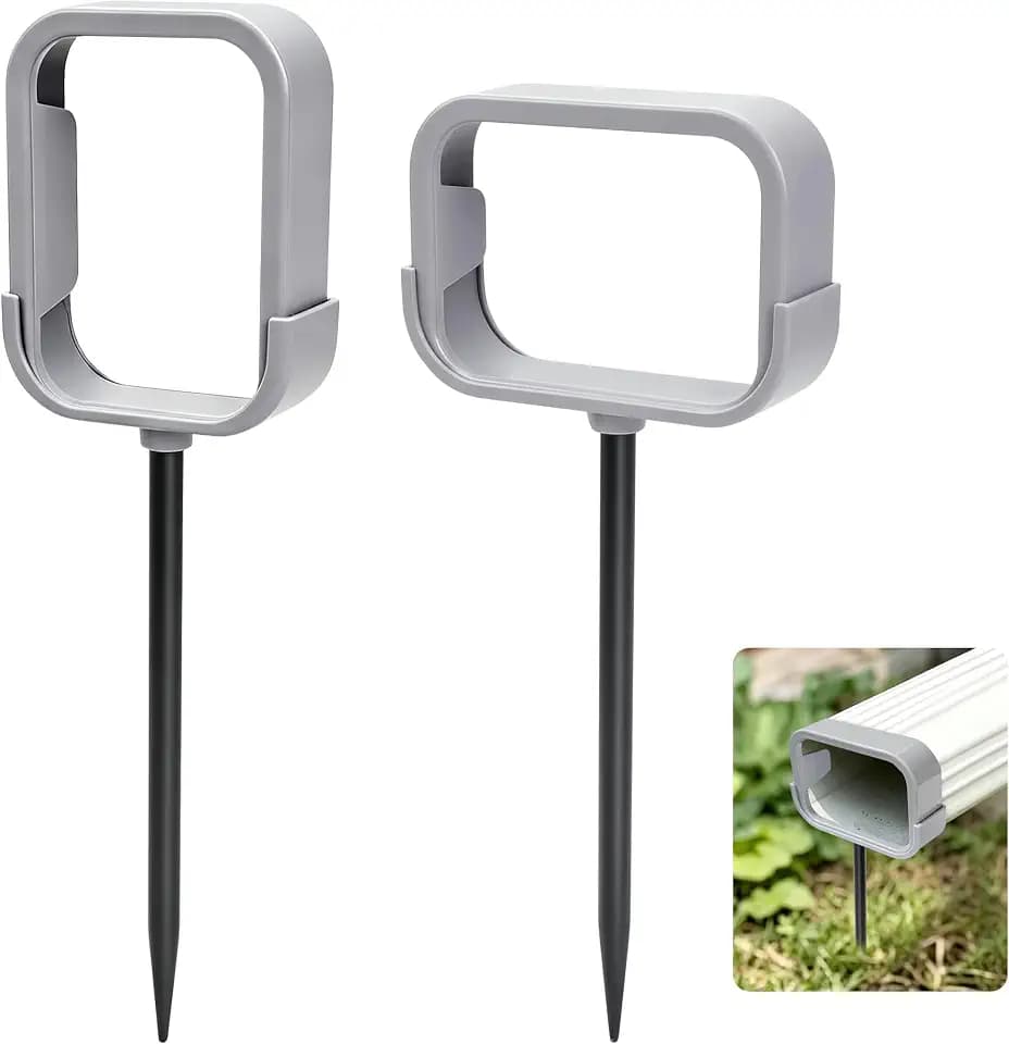 Downspout Outlet Support Bracket Set, 3x4 Vertical & 4x3 Horizontal, 2 Pack