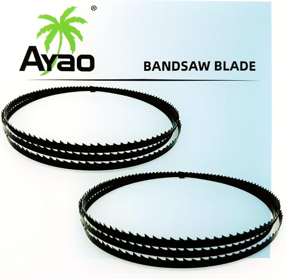 AYAO 116" x 1/4" x 6 TPI Bandsaw Blades to fit Jet JWBS-14SFX Band Saws, 2PK